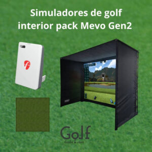 Simuladores de golf interior pack Mevo Gen2