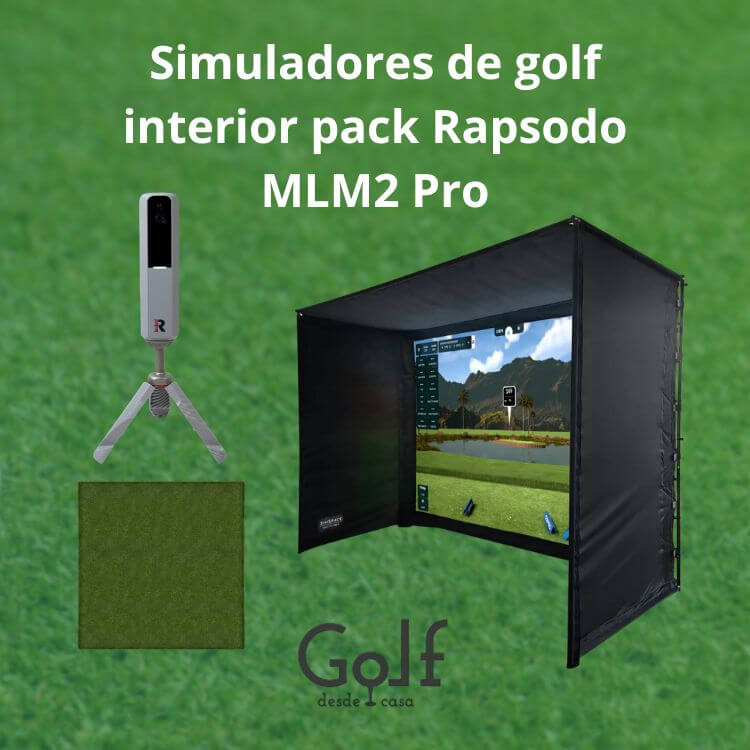 Simuladores de golf interior pack Rapsodo MLM2 Pro