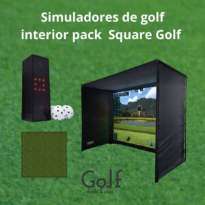 Simuladores de golf interior pack Square Golf