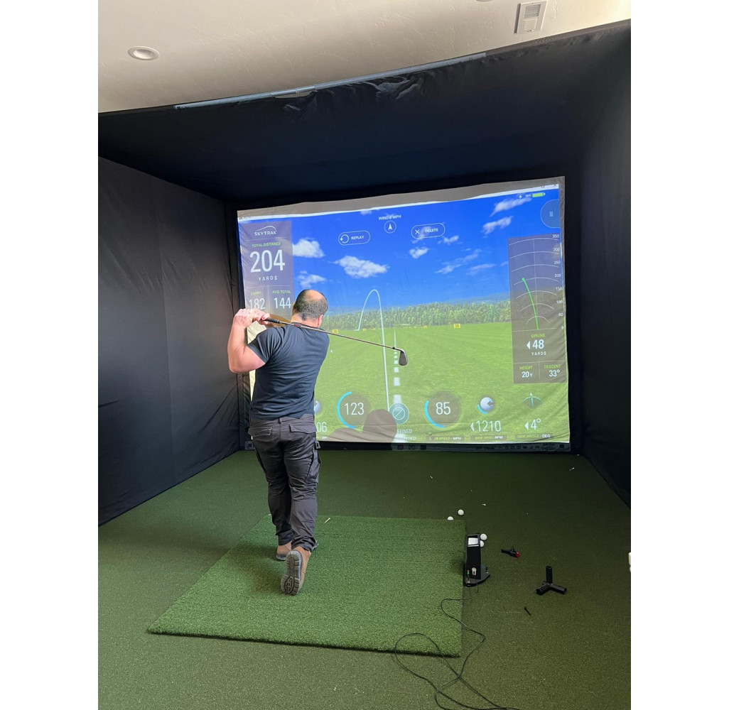Simulador golf en casa FlighScope Mevo+ interior - Imagen 2
