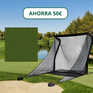 Red de golf Delux y Alfombrilla de golpeo Golf