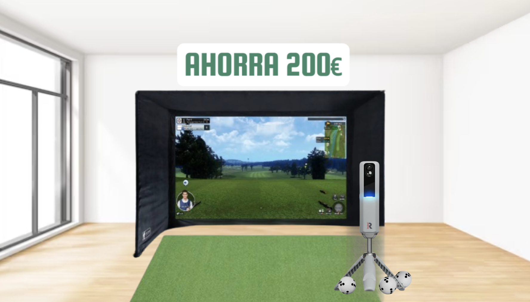 Simulador de golf Pack Rapsodo MLM2 Pro