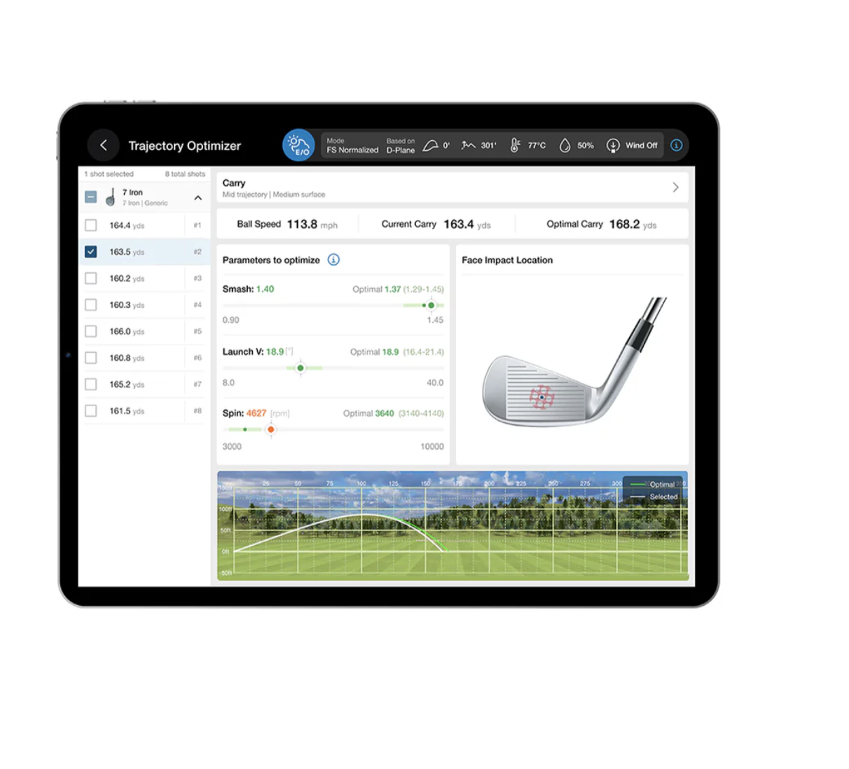 Simulador de golf FlightScope X3C - Imagen 4