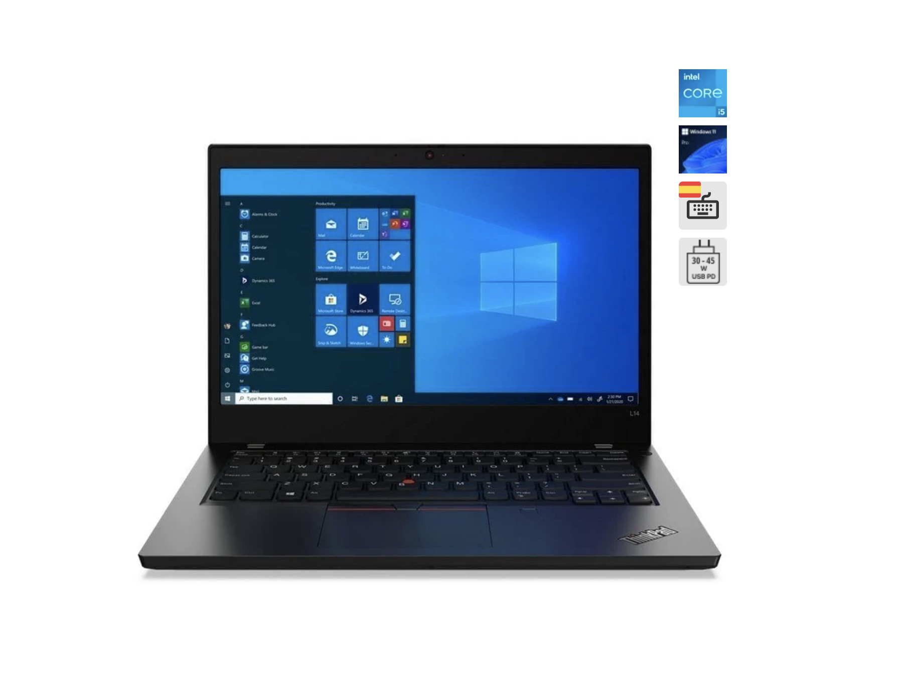 Portátil para simulador de golf Lenovo ThinkPad
