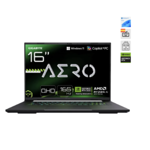 Portátil para simulador de golf Gigabyte AERO X16