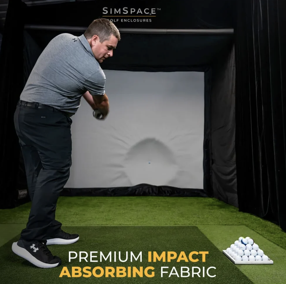 Recinto de Simulador de Golf Sim Space UltraMAX Grey Screen - Imagen 3