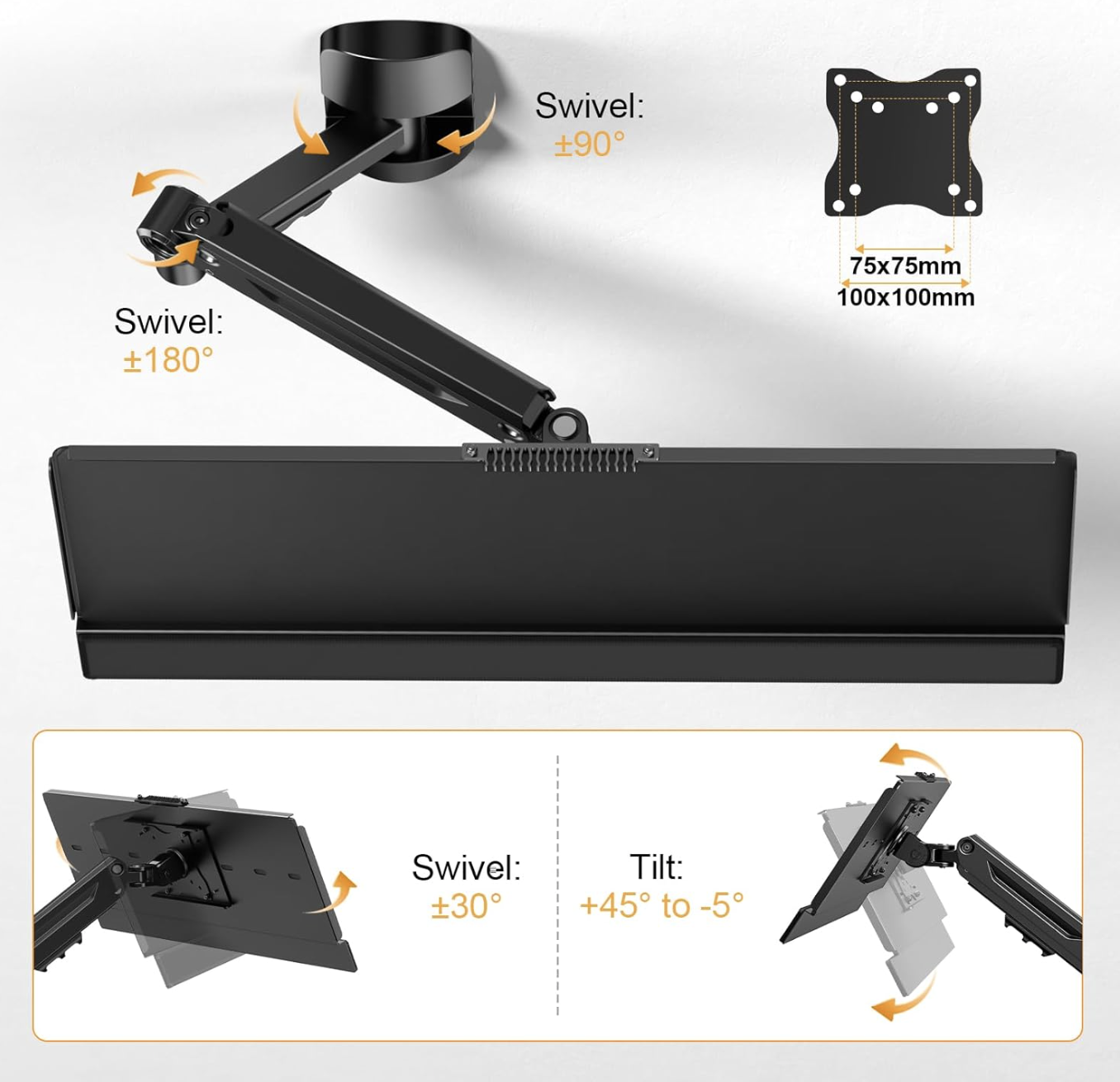 Soporte de pared para teclado Putilsen - Imagen 3