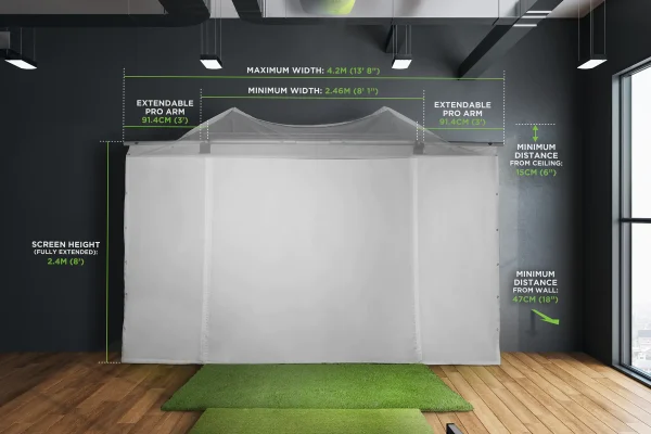 Pantalla Simulador de Golf PRO RETRÁCTIL - Imagen 3