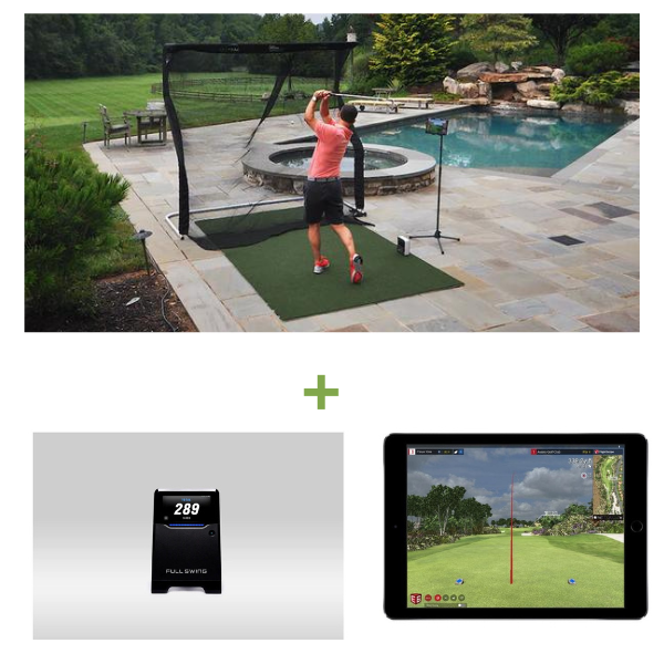 Simulador de golf Full Swing Kit Exterior