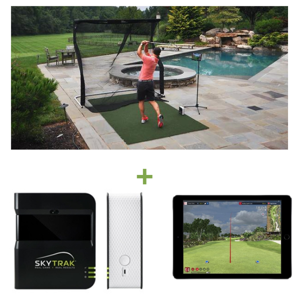 Simulador de golf Golf SkyTrak + Exterior