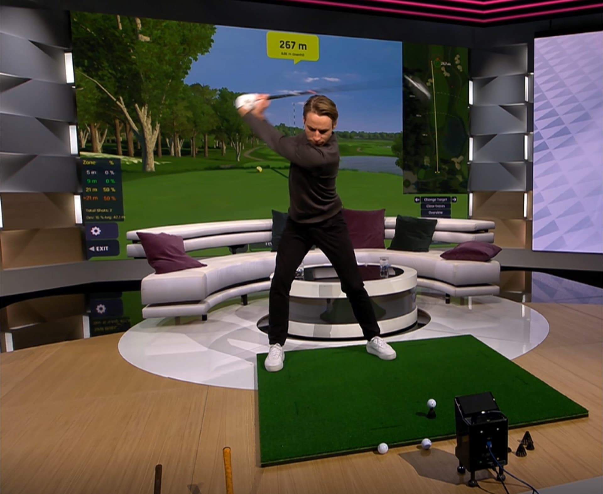 Simulador de Golf Optishot BallFlight - Imagen 2