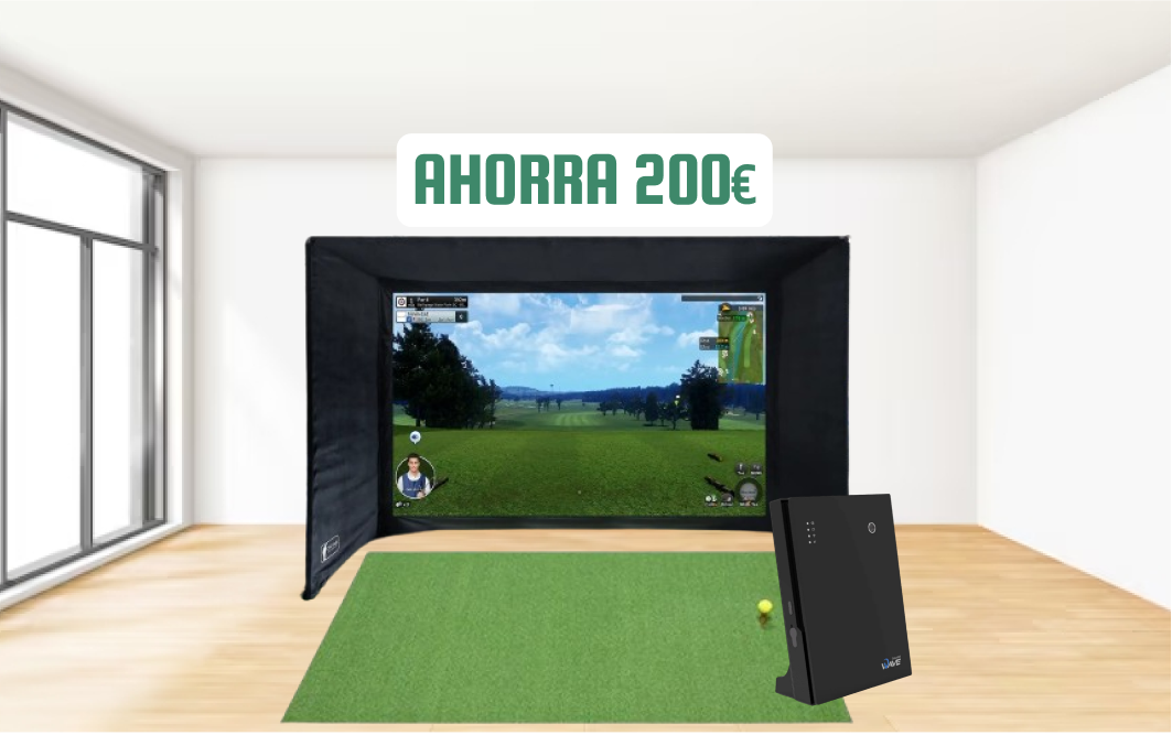Simulador de golf pack Golfzon Wave
