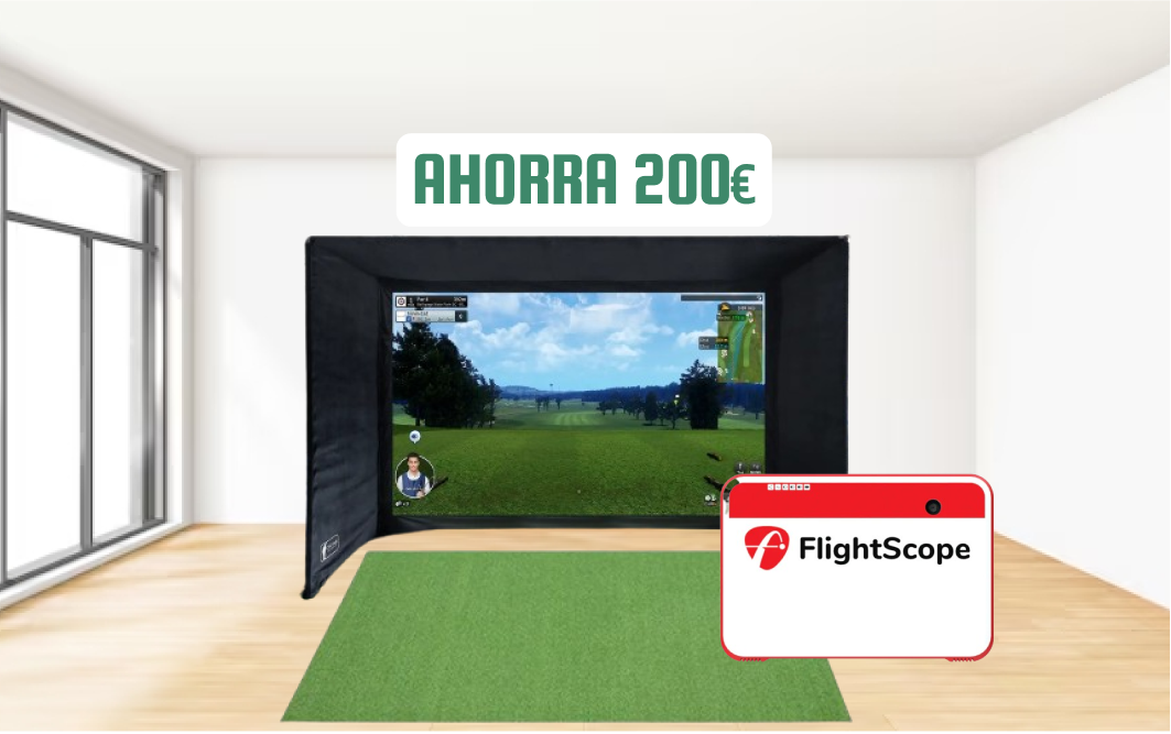 Simulador de golf Pack Flightscope Mevo+2023