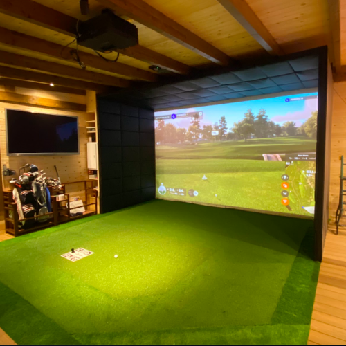 Instalación de simulador de golf en Hortaleza — montaje profesional para entrenamiento y ocio